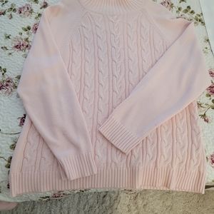Karen Scott cable knit sweater